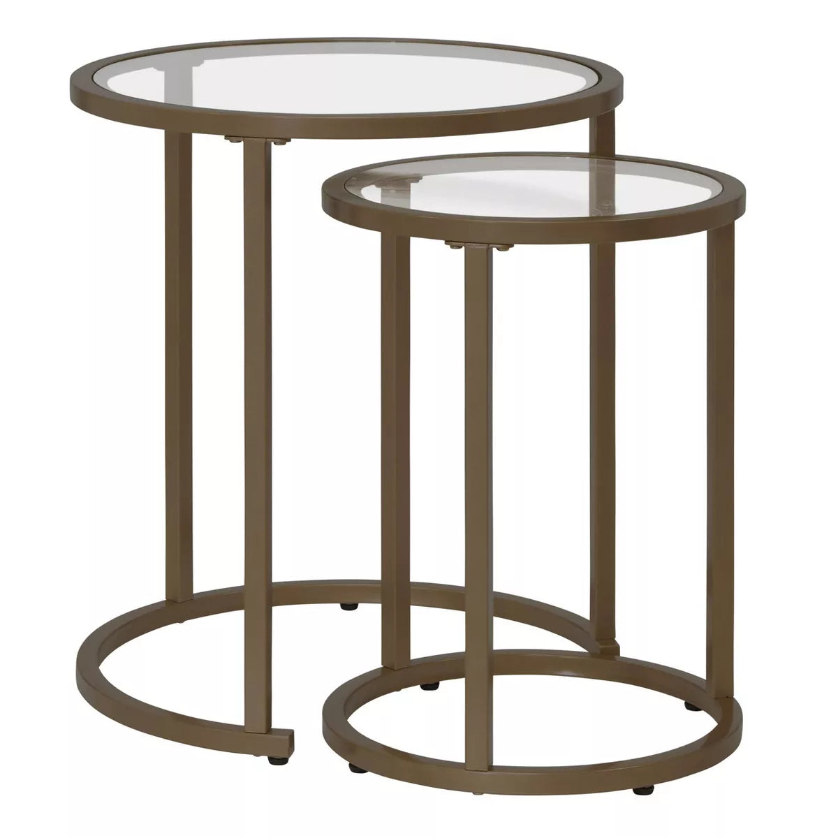 Table d'appoint empilable ronde moderne Camber de Studio Designs